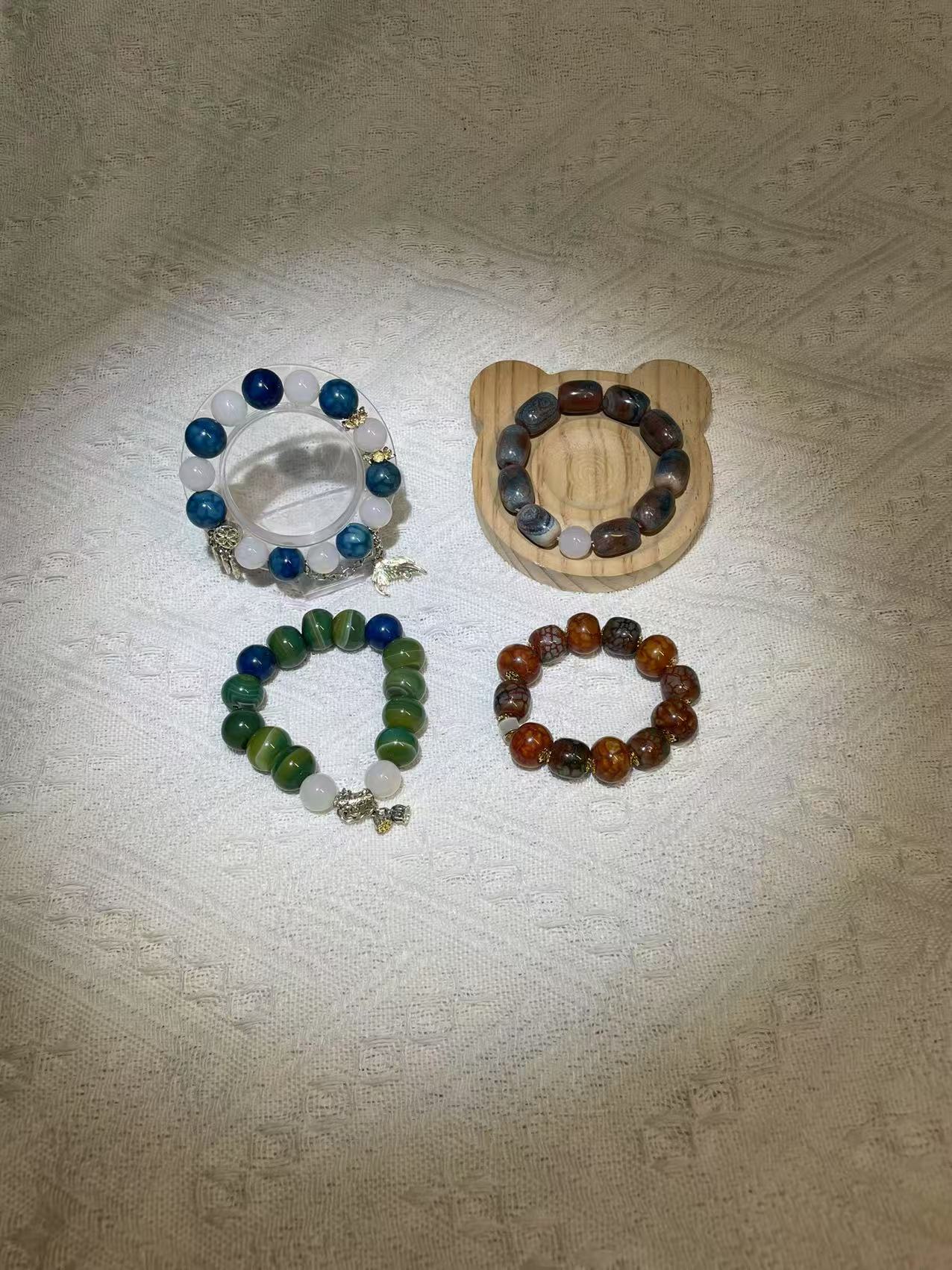 Custom natural energy agate bracelet (please contact customer service after subscription)
