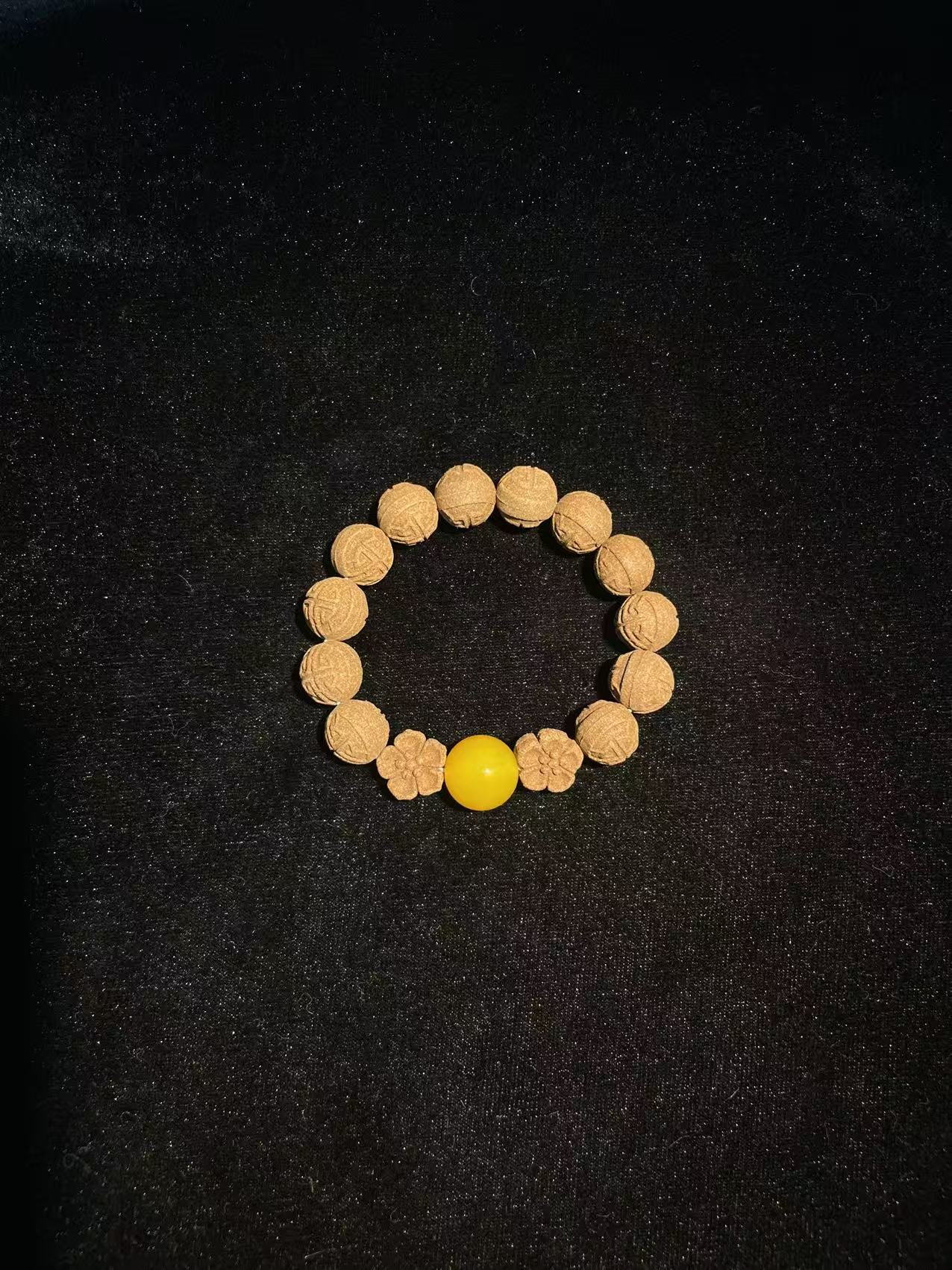 Handmade floral fragrance beads