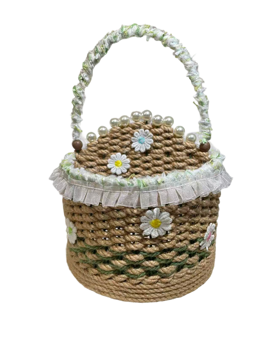 Hand-Woven Jute Wall Basket | Multi-Purpose Storage