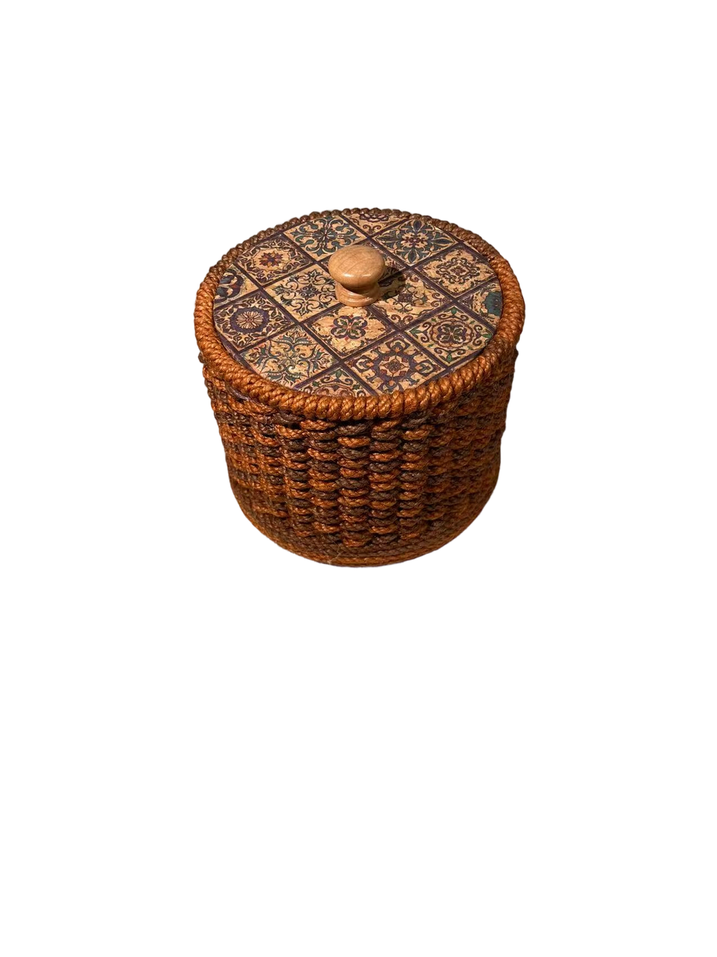 Hemp rope handicraft weaving storage box