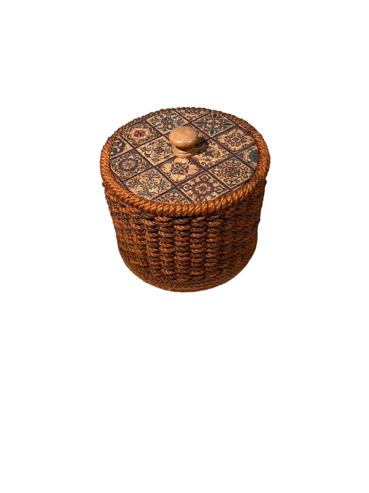 Hemp rope handicraft weaving storage box